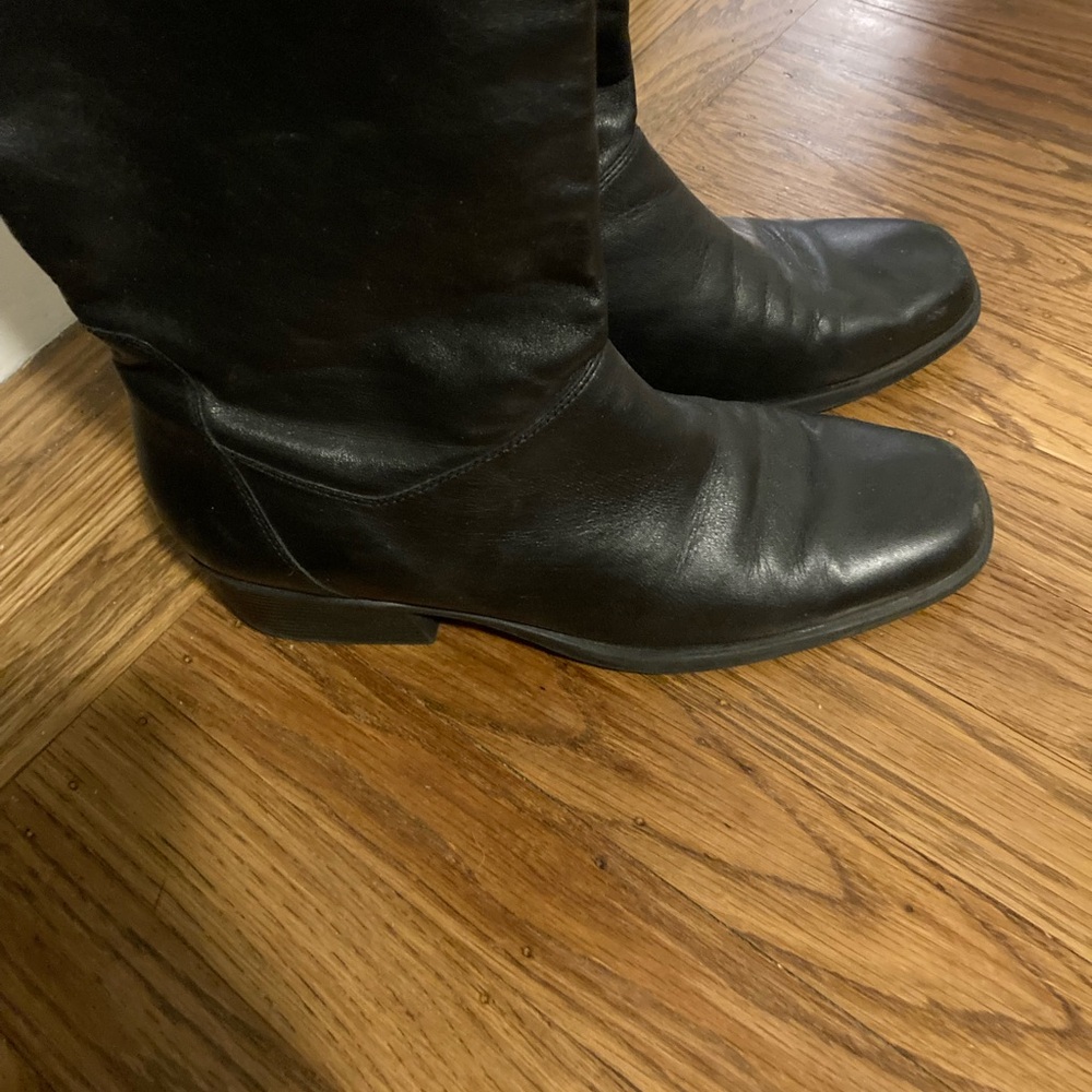Naturalizer square toe boots